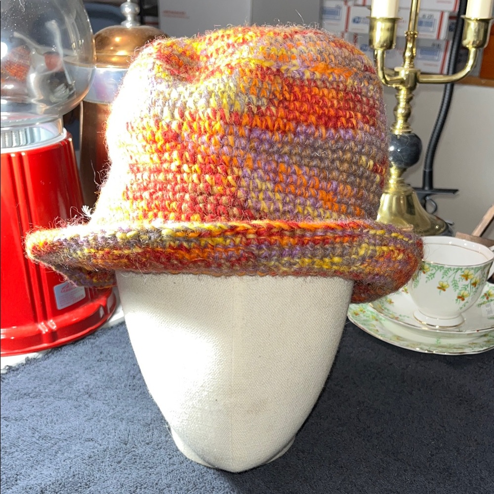 Multicolor Knit Women's Hat